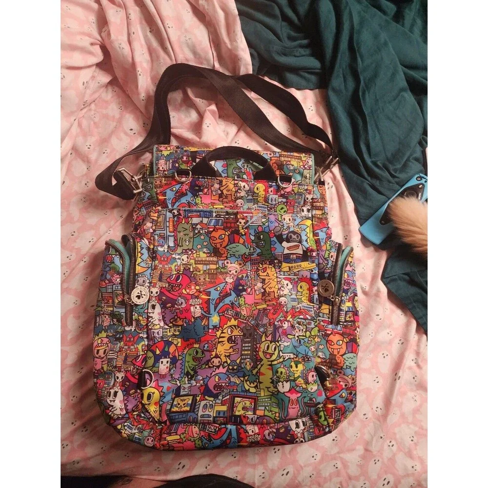 Ju-Ju-Be multicolor tokidoki printed messenger bag BE SPORTY KJC